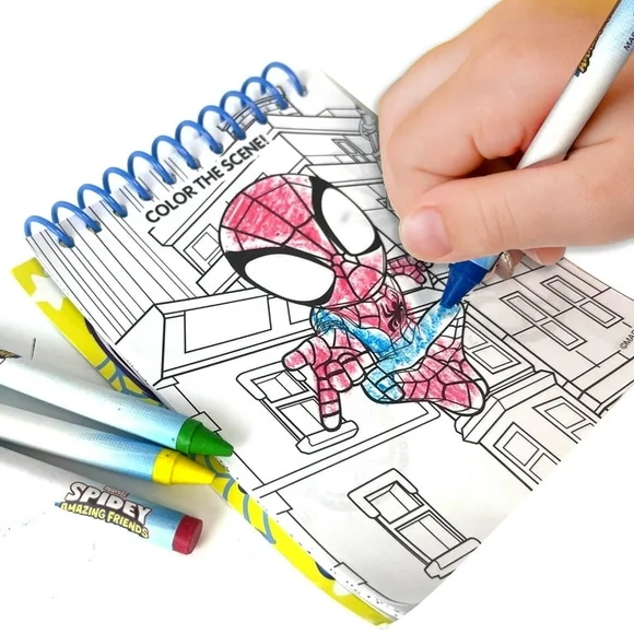 My Own Creativity Set with Spiderman Carrying Case, Kids Ages 3+ - Picture 7 of 7